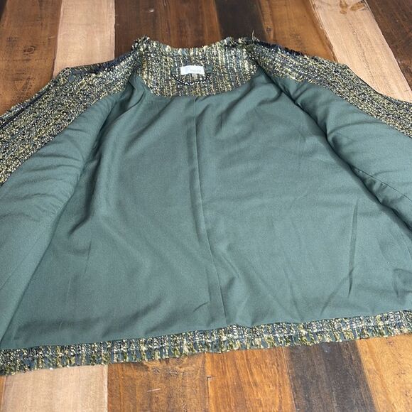 ECRU TWEED CROPPED JACKET - Picture 10 of 10